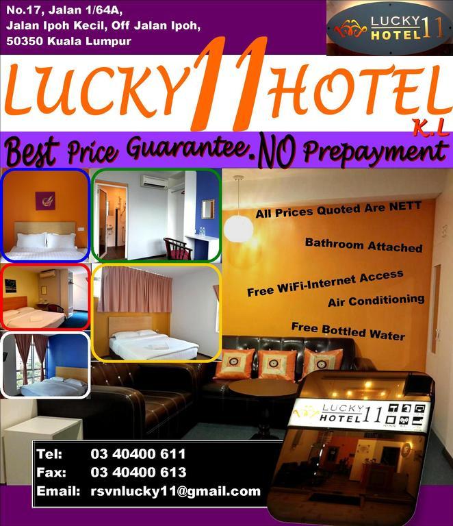 Lucky 11 Hotel 쿠알라룸푸르 외부 사진